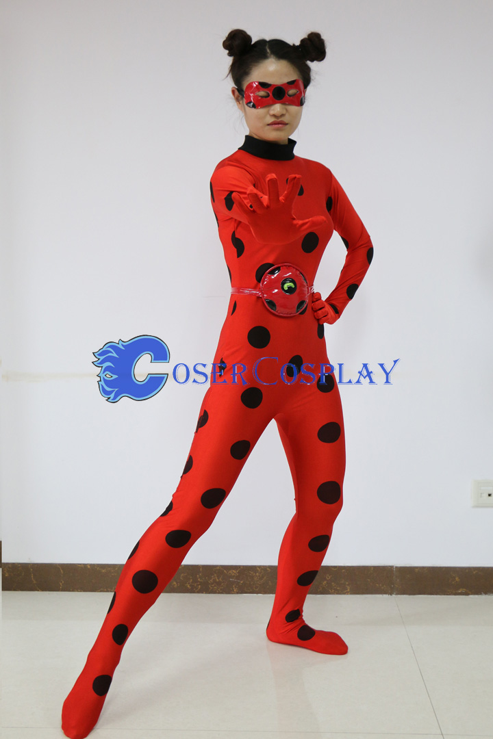 Miraculous Ladybug Marinette Catsuit Halloween Costume